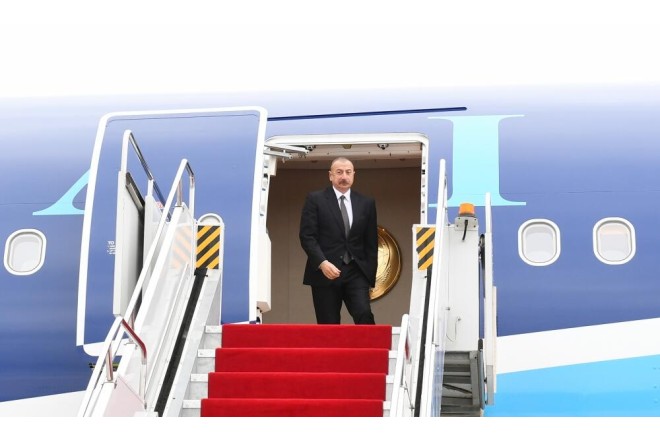İlham Əliyev Albaniyada səfərdədir 