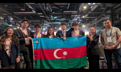 Məktəblilərimiz ABŞ-da keçirilən müsabiqədə bürünc medal qazanıblar - FOTOLAR