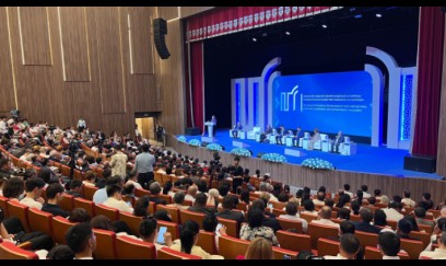 Türk Mədəniyyəti və İrsi Fondunun Prezidenti Beynəlxalq Simpoziumda çıxış edib- FOTOLAR