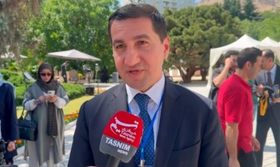 Hikmət Hacıyev “Tasnim” agentliyinə müsahibə verdi 