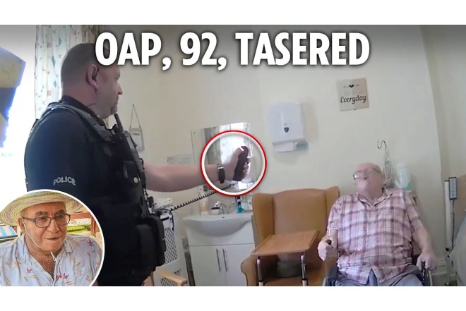 Polislərdən 92 yaşlı əlilə qarşı amansızlıq - FOTOLAR(VİDEO)