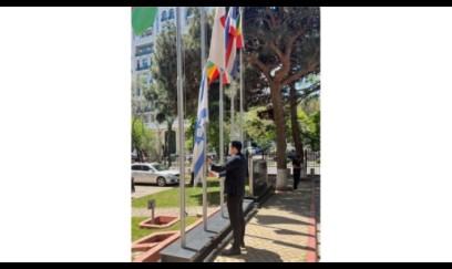 İsrailin Azərbaycandakı səfirliyində bayraq endirildi