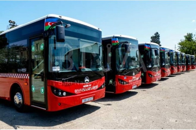 Bakıda bu avtobuslar yenilənir