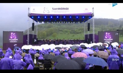 Şuşada “Xarıbülbül” festivalının açılışı oldu 