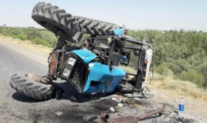 Traktor aşdı - Ölən və yaralanan var