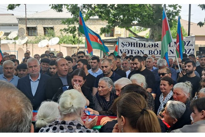 İtkin şəhidimiz dəfn olundu - FOTO