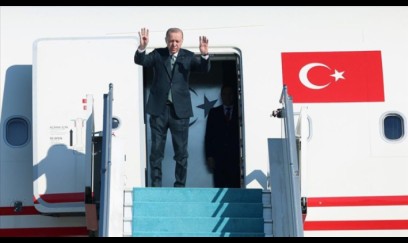 Ərdoğan Laçında – təyyarəsi eniş etdi + YENİLƏNİB
