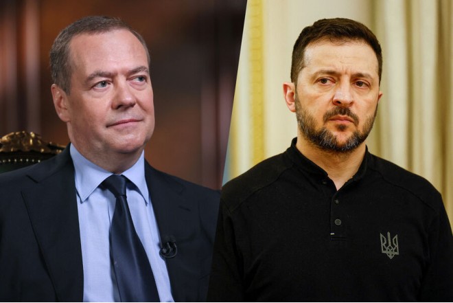 Medvedev statusunda Zelenskini bir neçə dəfə təhqir etdi 