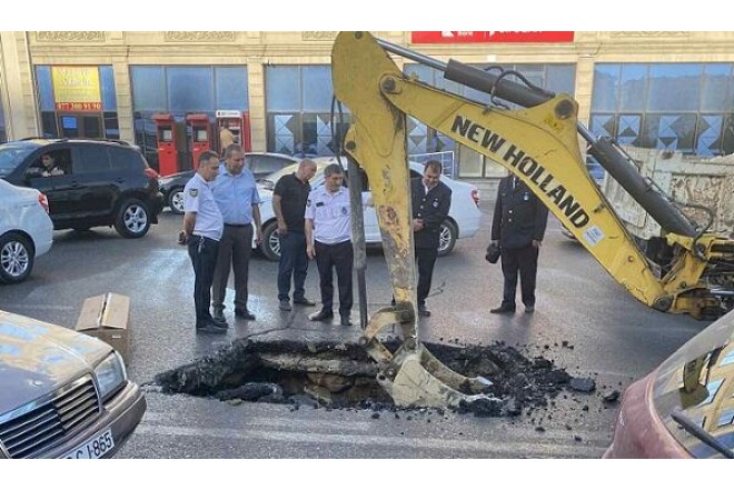 Bakının bu prospektində böyük tıxac yarandı 