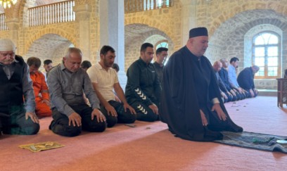 Şuşa sakinləri bayram namazında birləşdi