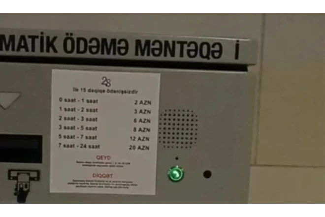 Bakıda bu parkinqlərdə qiymətlər artırıldı - VİDEO