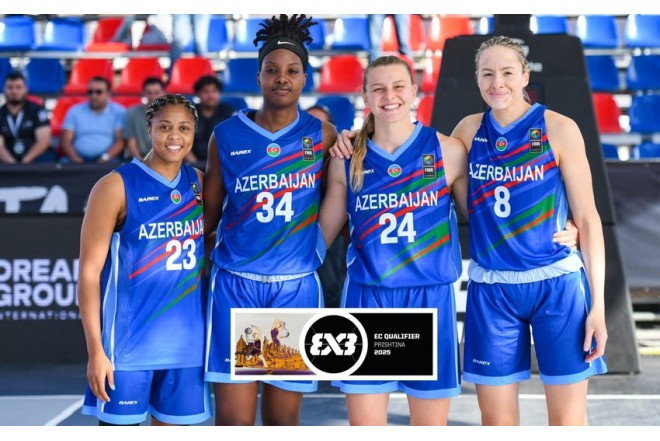 Basketbol millimiz yarımfinala YÜKSƏLDİ