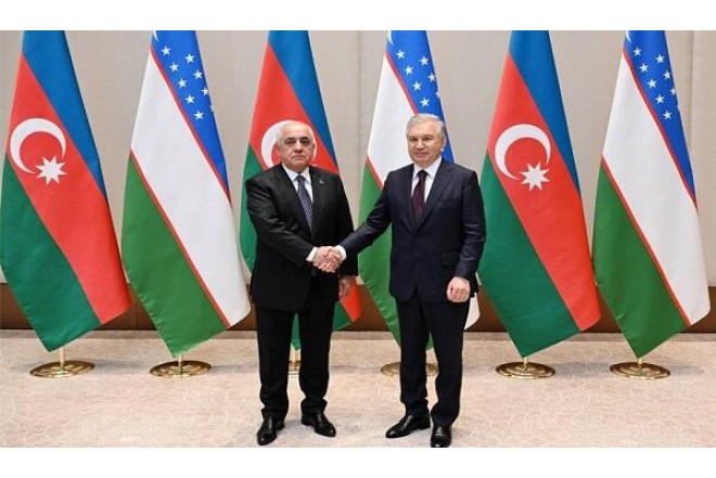 Əli Əsədov Özbəkistan prezidenti ilə görüşdü 