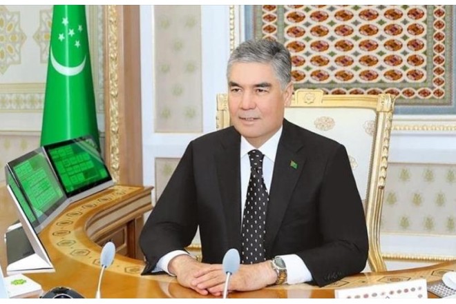 Qurbanqulu Berdiməhəmmədov Azərbaycana gələcək