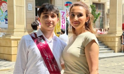 Aparıcının oğlu məzun oldu - FOTO