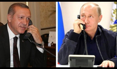 Ərdoğanla Putin arasında telefon danışığı olub