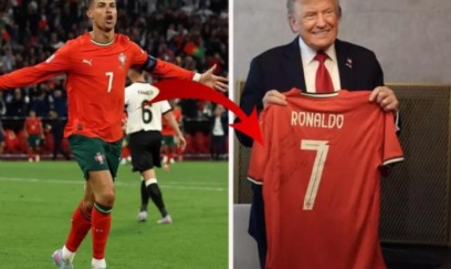 Ronaldo Trampa imzalı forma göndərdi: “Sülh üçün oynayırıq”