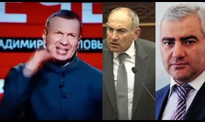 Paşinyana əclaf deyən Solovyov qəzəbləndi - VİDEO