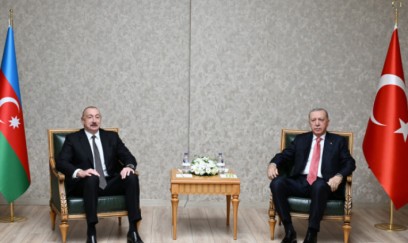İlham Əliyevlə Ərdoğan görüşdü