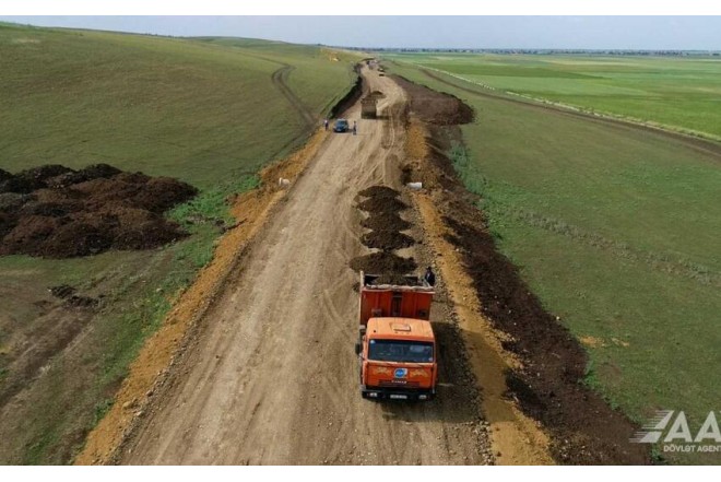 Cəlilabadda 9 yaşayış məntəqəsini əhatə edən yollar yenidən qurulur