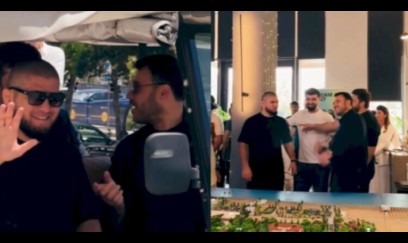 Həbib Nurmaqomedov Bakıda Emin Ağalarovun qonağı oldu