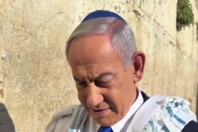 Netanyahu Tramp və İsrail xalqı üçün dua etdi - VİDEO