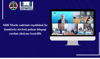 Şəmkirdə pulsuz hüquqi yardım aksiyası keçirilib 