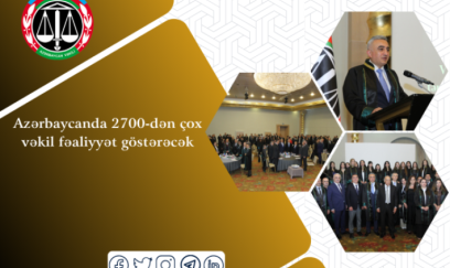 Ölkədə 2700-dən çox vəkil fəaliyyət göstərəcək 