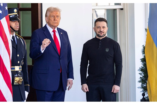 Trampla Zelenski arasında görüş keçirilir