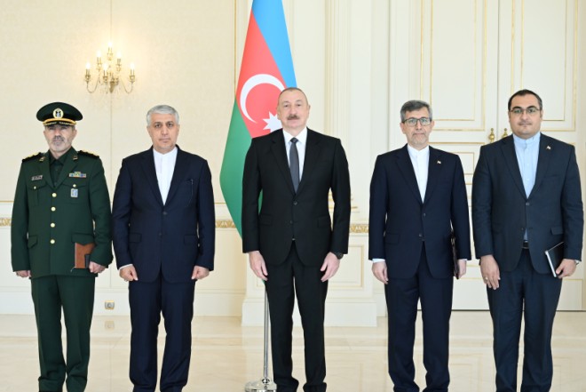 İranın yeni səfiri İlham Əliyevin qəbulunda – FOTOLAR