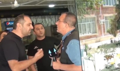 35 nəfərin zəhərləndiyi "Dönər evi" yenidən açıldı – Jurnalistlərə hücum etdilər - VİDEO