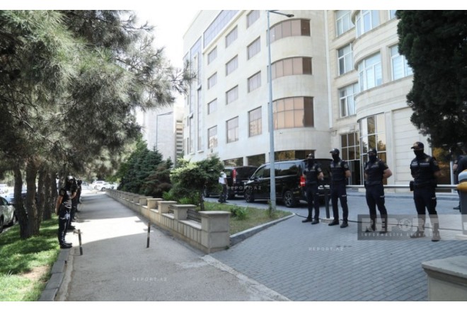 DİN-in “Sputnik-Azərbaycan” agentliyinin ofisində əməliyyatda