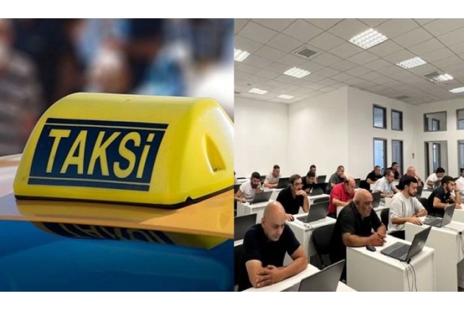 Taksi sürücüləri üçün imtahan keçirilib