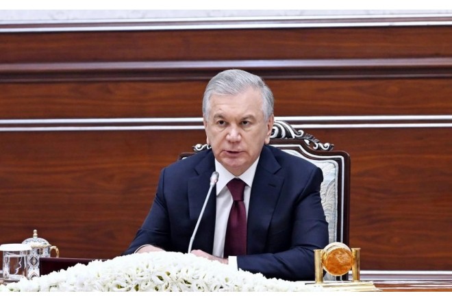 Özbəkistan Prezidenti Azərbaycana dövlət səfərinə gəlib 