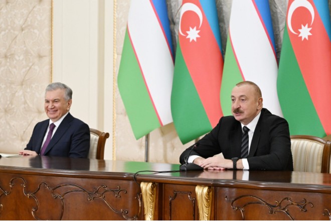 Azərbaycan Prezidenti Özbəkistana investisiyaları prioritet adlandırıb 