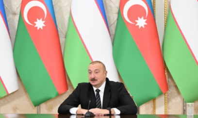 Prezident: Azərbaycan və Özbəkistan qonşu ölkələrlə nəqliyyat siyasətinin koordinasiyası üzrə razılığa gəlib 