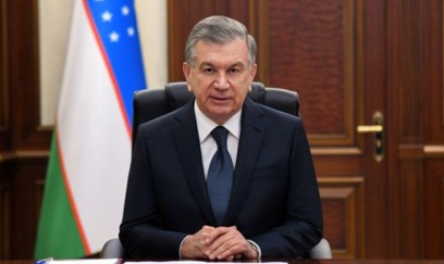 Özbəkistan Prezidenti Zəfər parkını ziyarət edib