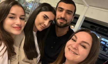 Mahir Emreli azərbaycanlı aktrisanın qonağı oldu - FOTOLAR