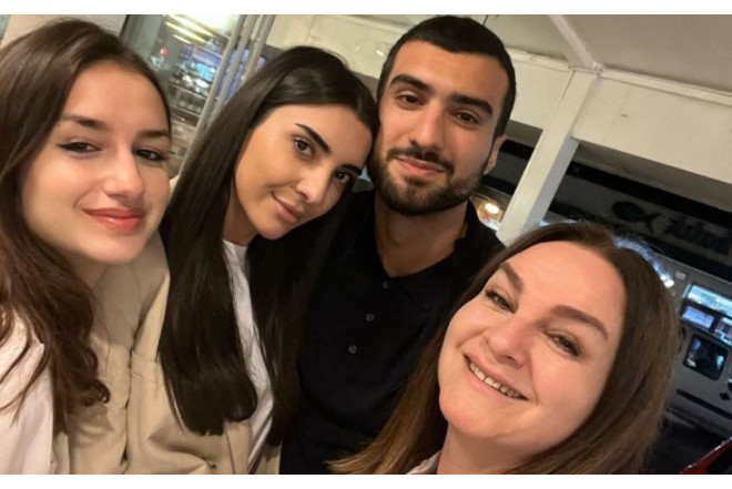 Mahir Emreli azərbaycanlı aktrisanın qonağı oldu - FOTOLAR