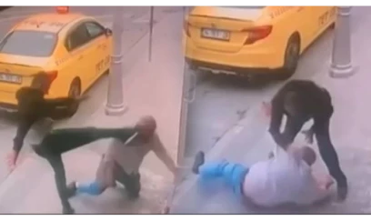 "Taksicini öldürəcək dərəcədə döyən cani tanış biri çıxdı!" - FOTOLAR