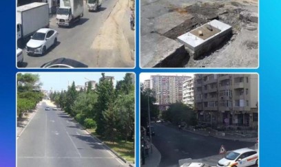 Bu yollarda avtomobillərin hərəkətinə məhdudiyyət qoyuldu