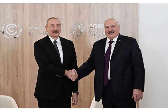 Prezident Lukaşenkonu təbrik etdi