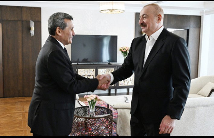 Prezident Xankəndidə qəbul keçirdi - FOTOLAR