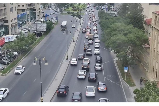 Hazırda bu yollarda tıxac var