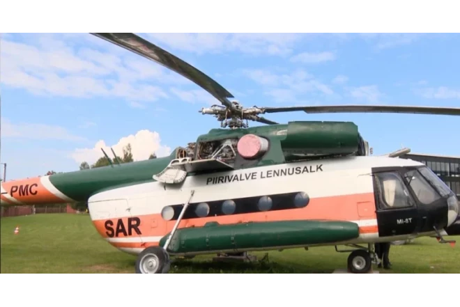 Estoniyada helikopter dənizə düşdü 