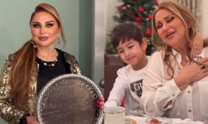 Mələkxanım Eyubova nəvəsini belə təbrik etdi - VIDEO
