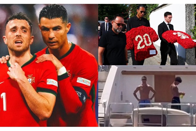 Hamı dəfndə idi, Ronaldo tətildə... - FOTO