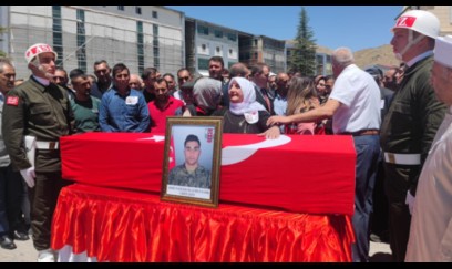 Hərbi əməliyyat zamanı şəhid olan əsgər dəfn edilib 