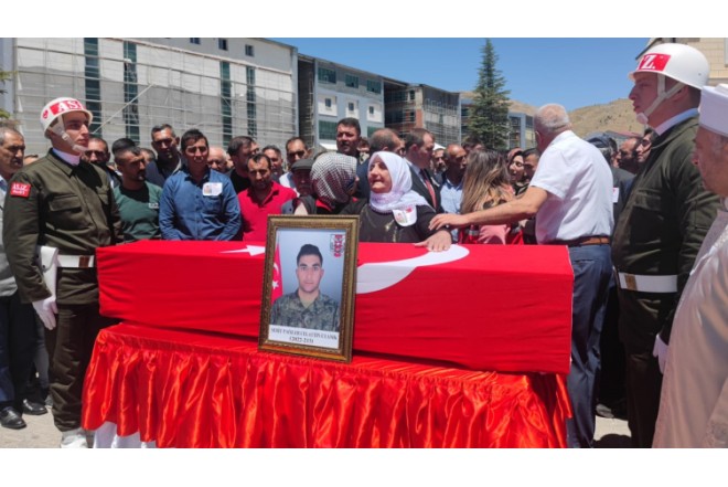 Hərbi əməliyyat zamanı şəhid olan əsgər dəfn edilib 
