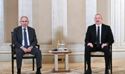 Əliyev-Paşinyan görüşü BAŞLADI - GÖRÜNTÜLƏR